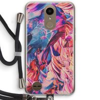 Pink Orchard: LG K10 (2017) Transparant Hoesje met koord