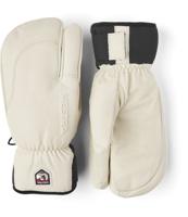 Hestra Topo 3 Vinger Handschoen Almond White/Almond White 10