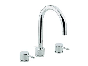 Wastafelmengkraan Cisal Less 3-gats 260mm LS0010602A Chroom
