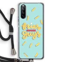 Always fries: Sony Sony Xperia 10 III Transparant Hoesje met koord