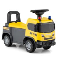2 in 1 Glijauto Politiewagen met Stuur & Opbergruimte Glijauto Duwauto Geel 2 in 1 Glijauto Politiewagen met Stuur & Opbergruimte Glijauto Duwauto Geel