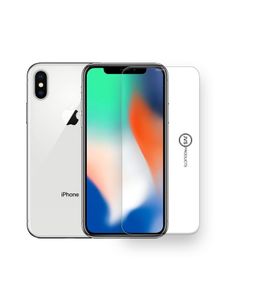 Screenprotector geschikt voor iPhone X - Tempered Glass - Beschermglas - Glas - Transparant