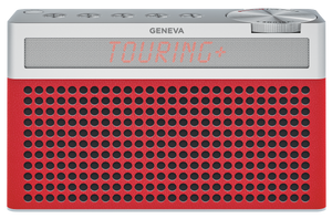Geneva Touring / S+ oplaadbare portable hi-fi DAB+ en FM radio met Bluetooth rood