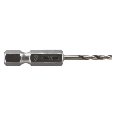 Wolfcraft Spiraalboor | HSS geslepen | 6-kant | Ø2,0 x 47mm | 1 stuk - 7256000