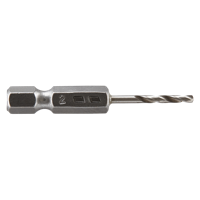 Wolfcraft Spiraalboor | HSS geslepen | 6-kant | Ø2,0 x 47mm | 1 stuk - 7256000