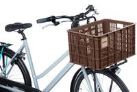 Basil fietskrat l - groot - 40 liter - bruin