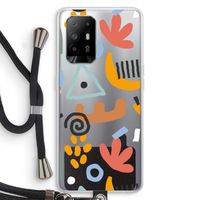 Abstract: Oppo A95 5G Transparant Hoesje met koord