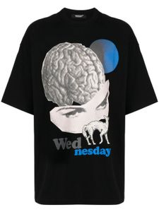 Undercover t-shirt en coton à imprimé graphique - Noir