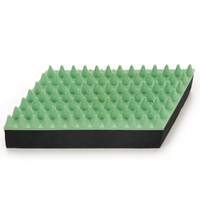 Beeztees Massageborstel Rubber 13cm Mint Beeztees Massageborstel Rubber 13cm Mint