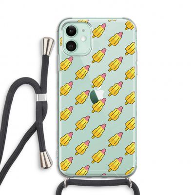 Waterijsjes: iPhone 11 Transparant Hoesje met koord