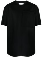 Jil Sander zip-detail wool T-shirt - Noir - thumbnail