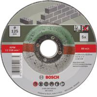 Bosch Accessories C 30 S BF 2609256335 Doorslijpschijf gebogen 125 mm 5 stuk(s) Steen, Beton