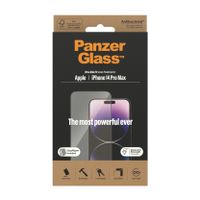 iPhone 14 Pro Max PanzerGlass Ultra-Wide Fit EasyAligner Screenprotector - Zwarte Rand - thumbnail