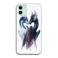 Yin Yang Dragons: iPhone 11 Transparant Hoesje