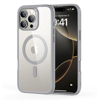 iPhone 16 Pro Max Classic Hybrid Case (HaloLock) - Clear Grey iPhone 16 Pro Max Classic Hybrid Case (HaloLock) - Clear Grey