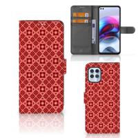 Motorola Moto G100 | Telefoon Hoesje | Batik Rood