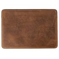 Accezz Leather hoes voor MacBook 16 inch Laptop sleeve Bruin