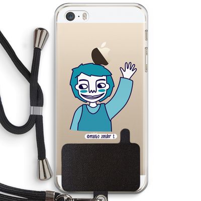Zwaai: iPhone 5 / 5S / SE Transparant Hoesje met koord