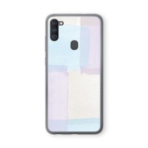Square pastel: Samsung Galaxy A11 Transparant Hoesje