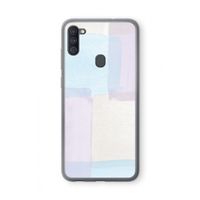 Square pastel: Samsung Galaxy A11 Transparant Hoesje