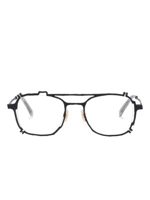 MASAHIROMARUYAMA lunettes de vue MM-0080 No.1 à monture asymétrique - Noir