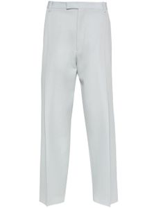 Off-White pantalon de costume à rayures latérales - Bleu