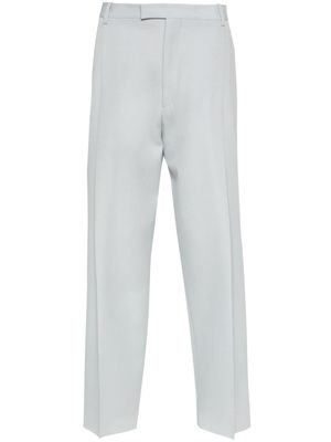 Off-White pantalon de costume à rayures latérales - Bleu