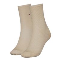 Tommy Hilfiger 2 stuks Women Diamond Structure Socks - thumbnail