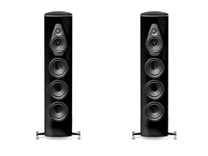 Sonus faber Olympica Nova V vloerstaande speaker zwart hoogglans