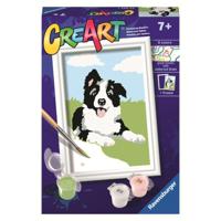 Ravensburger creart schilderen op nummer border collie - thumbnail