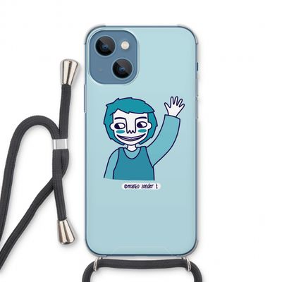 Zwaai: iPhone 13 Transparant Hoesje met koord