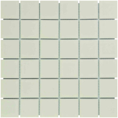 The Mosaic Factory Barcelona Mozaiek Tegel Vierkant - Extra Wit Porselein Geglazuurd 309x309 mm - Originele artikel