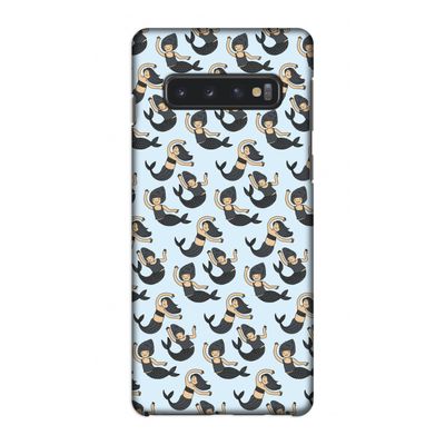 Zeemeermin: Samsung Galaxy S10 4G Volledig Geprint Hoesje
