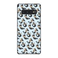 Zeemeermin: Samsung Galaxy S10 4G Volledig Geprint Hoesje