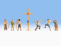 NOCH Mountain Hikers with Cross schaalmodel onderdeel en -accessoire Figuurtjes - thumbnail