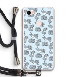 Poezen: Pixel 3 XL Transparant Hoesje met koord