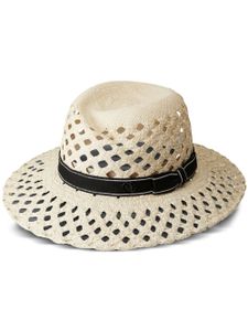 Maison Michel Virginie straw Fedora hat - Tons neutres