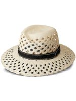 Maison Michel Virginie straw Fedora hat - Tons neutres