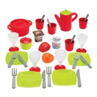 Ecoiffier 100% chef servies in opbergbox 36dlg
