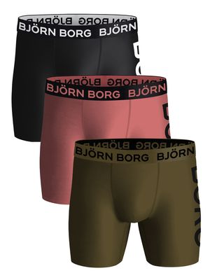 Björn Borg - Performance Shorts - 3 pack - MP001, Maat:S