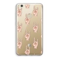 Rock: Huawei Ascend P8 Lite (2017) Transparant Hoesje Rock: Huawei Ascend P8 Lite (2017) Transparant Hoesje