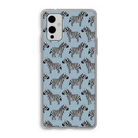 Zebra: OnePlus 9 Transparant Hoesje