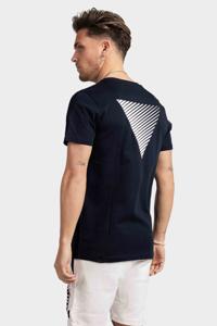 Purewhite "Pure Path" Triangle T-Shirt Navy - Maat XXL - Kleur: Donkerblauw | Soccerfanshop