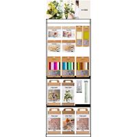 Creativ Company Vloerdisplay, ongemonteerd, categorie, crêpebloemen, volwassenen, h: 1580 mm, l: 600 mm, b: 400 mm, 121 eenh./ 1 stuk