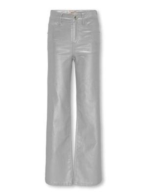 Kids ONLY winter broek meisjes - grijs - KogJuicy - wide leg fit