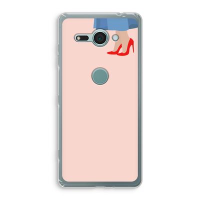 High heels: Sony Xperia XZ2 Compact Transparant Hoesje