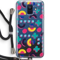 8-bit N°2: Samsung Galaxy A6 (2018) Transparant Hoesje met koord