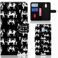 Nokia 6 Telefoonhoesje met Pasjes Koetjes - thumbnail