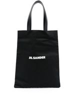 Jil Sander sac cabas Book à logo imprimé - Noir - thumbnail