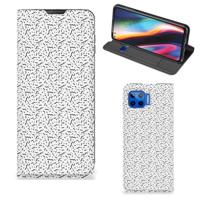 Motorola Moto G 5G Plus | Hoesje met Magneet | Stripes Dots